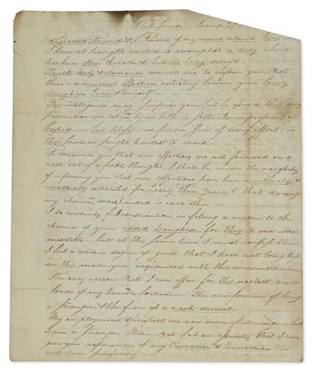 (NEW YORK--BROOKLYN.) Courtship letters of Dr. Ralph Malbone and Jane Schenck.